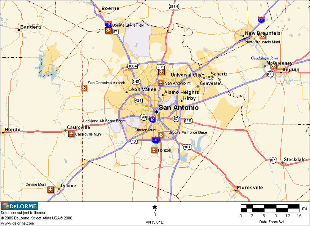 SA Area Map 